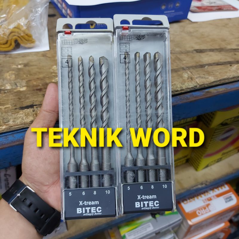 MATA BOR SDS PLUS BITEC MATA BOR BETON TEMBOK SDS PLUS 5/6/8/10MM