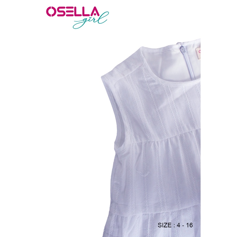Osella Baju Anak Perempuan Dress White-2
