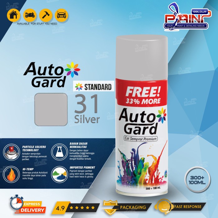 AUTOGARD SILVER 31 - Cat Semprot Premium Motor Rumah