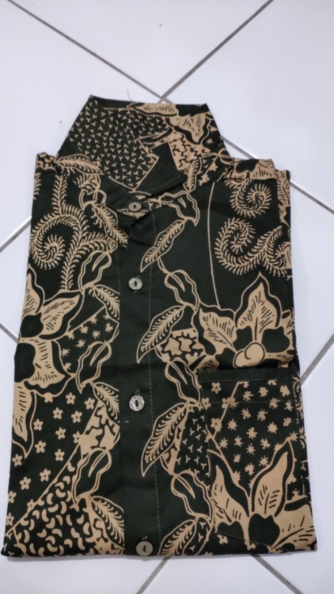 Denis Man Standar / Jumbo - Kemeja Batik Pri Lengan Pendek