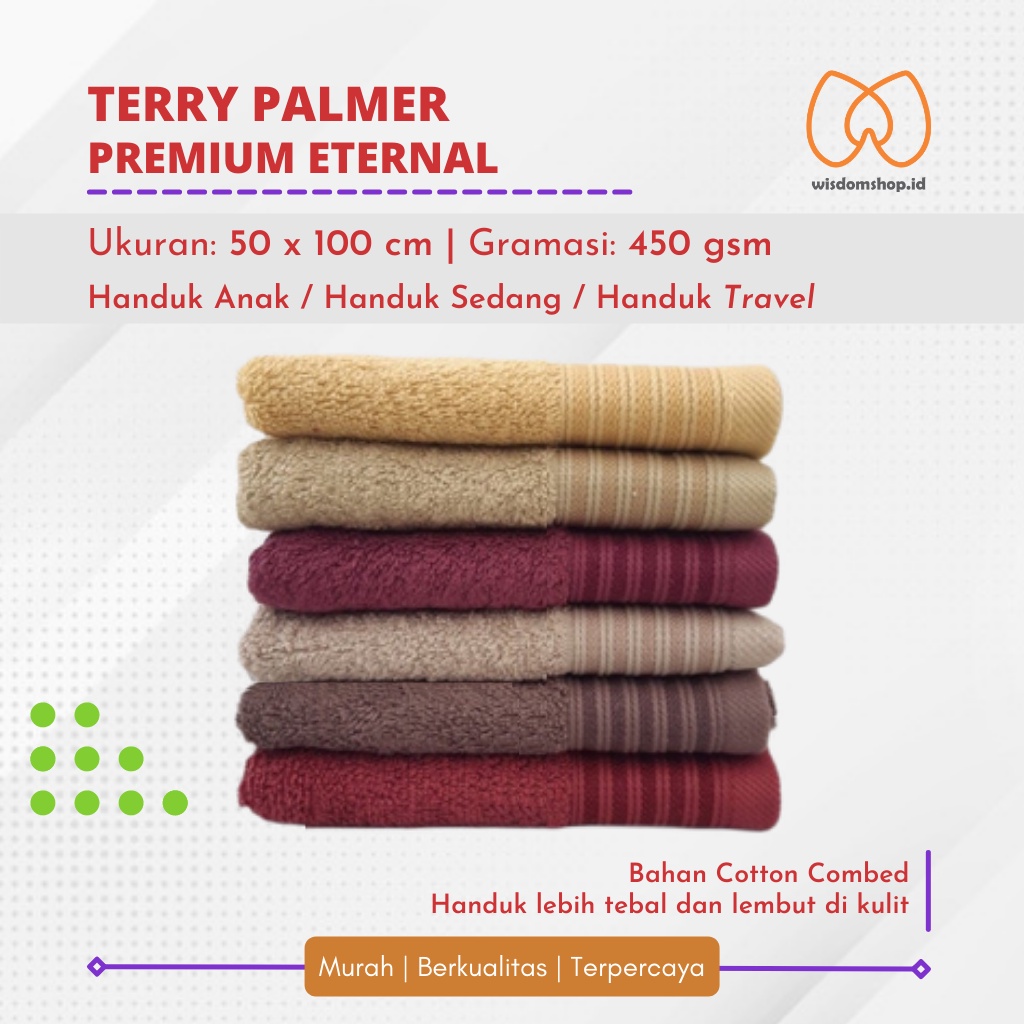 [WS] Handuk Travel Terry Palmer Premium Eternal 50 x 100 cm