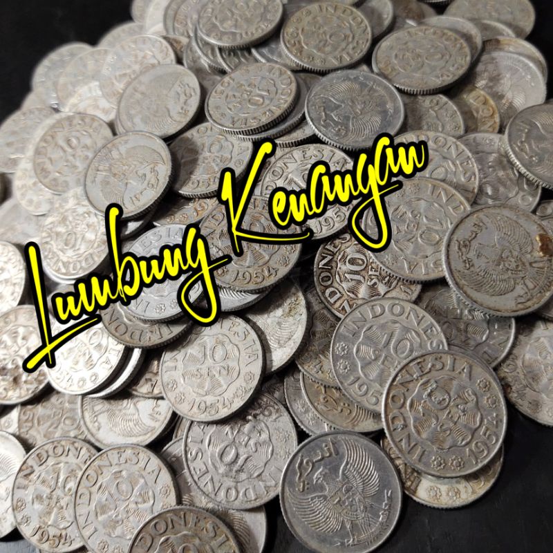 uang kuno koin 10 sen