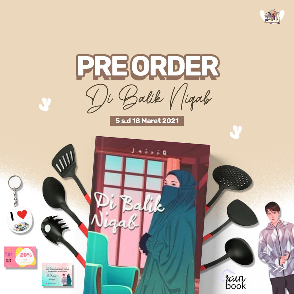 Novel  Di Balik Niqab karya Jaisi Q-1