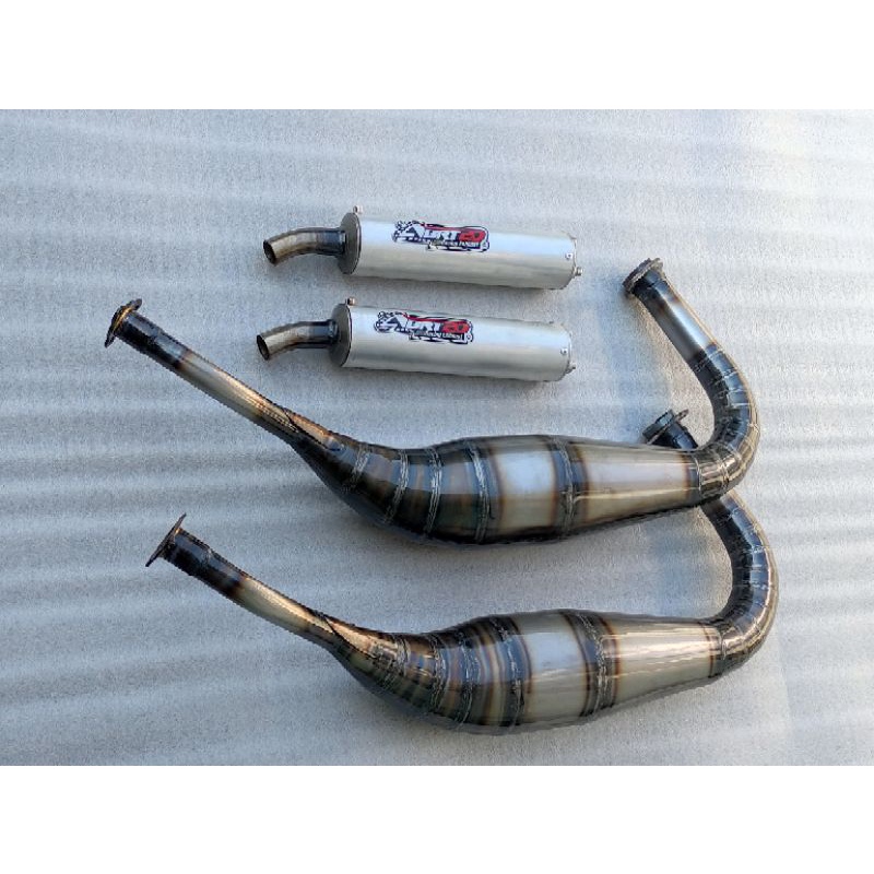 Knalpot Rx king Rx Spesial Rx k Yt Pdk Repsol Abrt20 Road Race Plat Karat//rxk rx sepesial rx king n