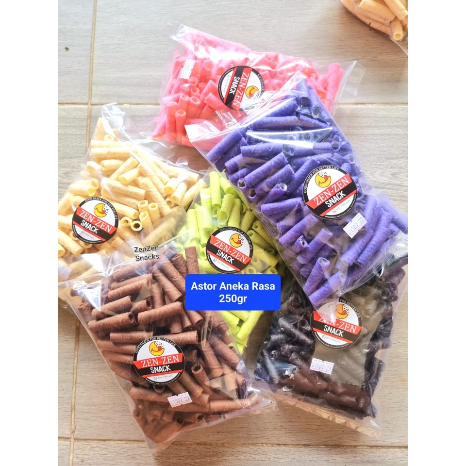

ASTOR /WAFER ROLL MINIANEKA RASA 250GR ENAK,MURAH,NAGIH