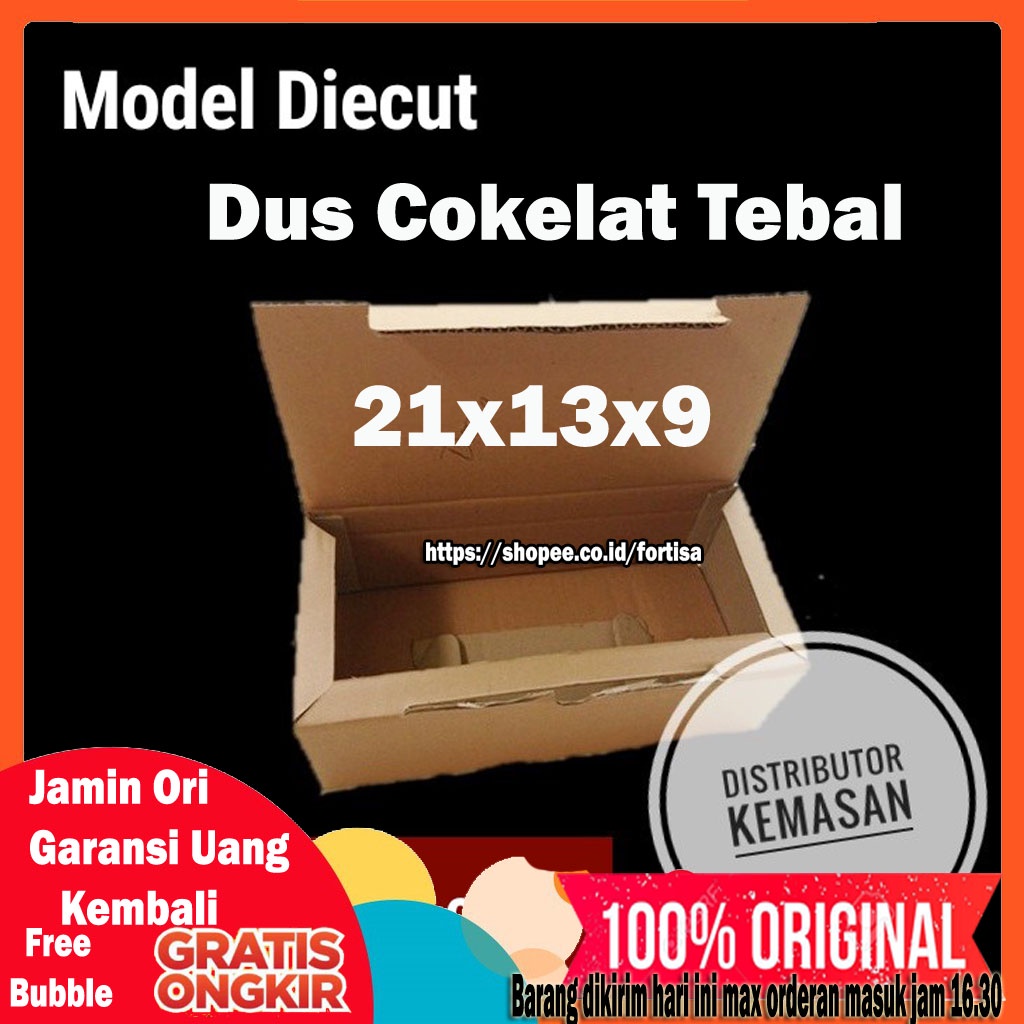 

([13 baby] 21X13X9) DIJUAL KARDUS PACKING COKELAT / DUS PACKING KUAT DAN TEBAL