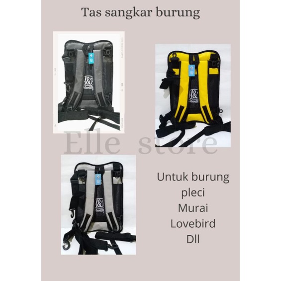 tas gendong sangkar tas sangkar kotak tas sangkar burung pleci murai lb dll