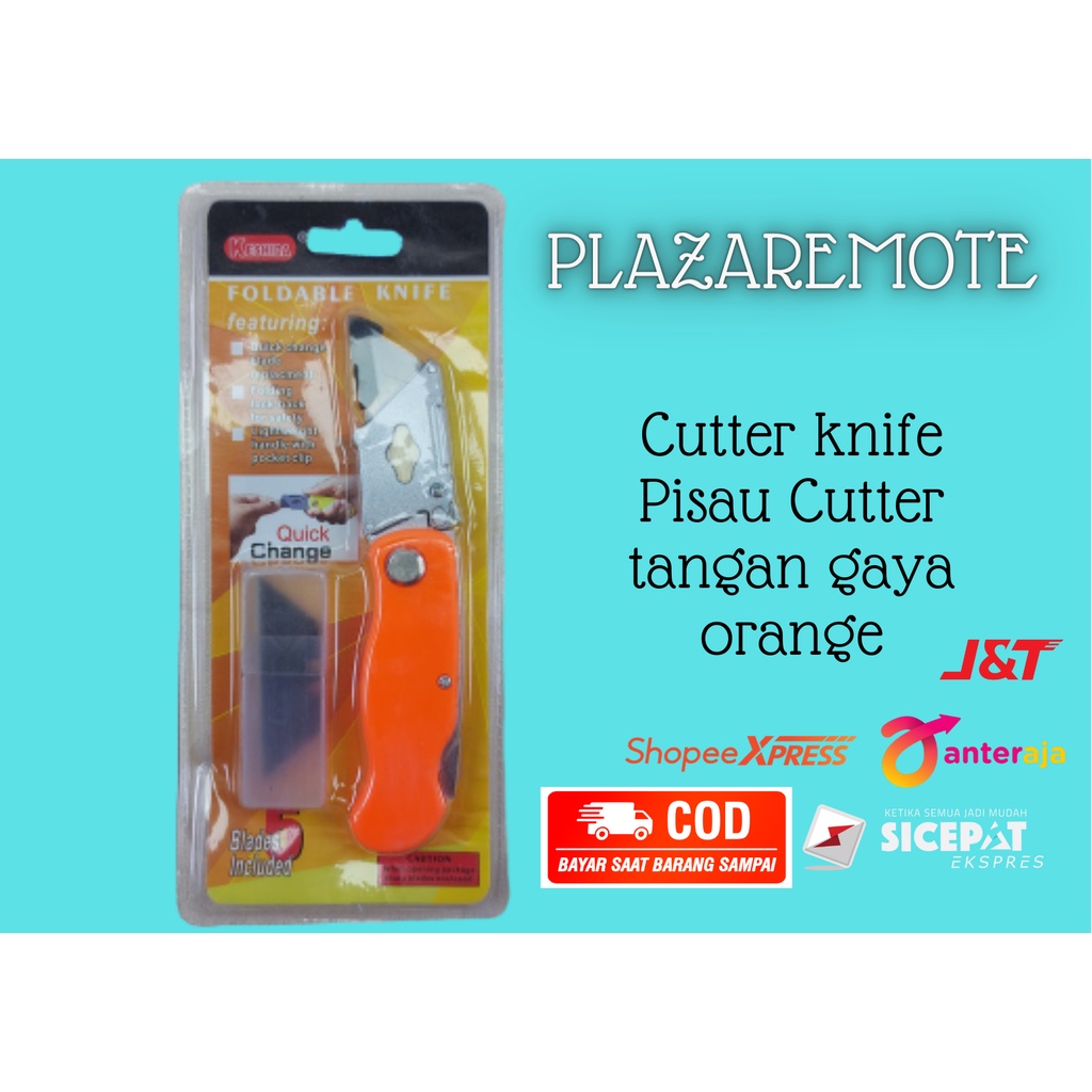 PISAU POTONG GYPSUM GRC VINYL VYNIL  FOLDING KNIFE Kertas Kardus PVC CUTTER