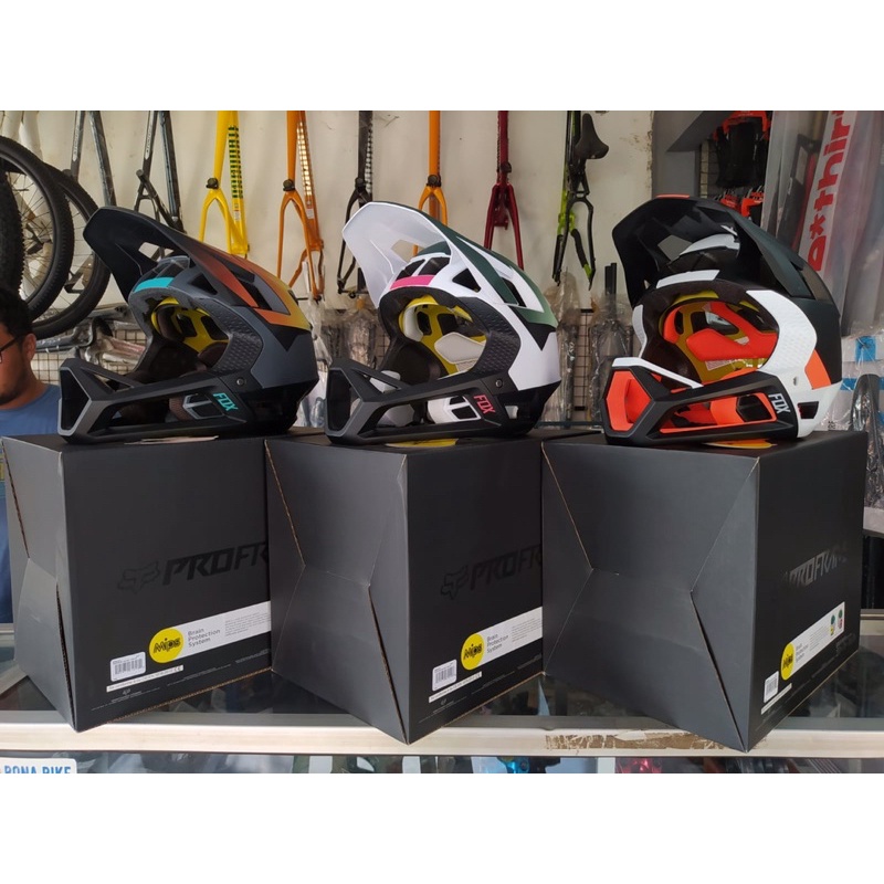Helm Fox Proframe Mips - Fullface Helmet Sepeda gunung mtb Fox Proframe