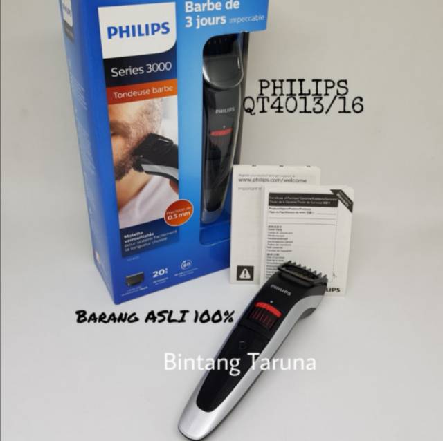 BeardTrimmer Philips QT4013 Pencukur Elektrik Philips QT4013 Cukuran