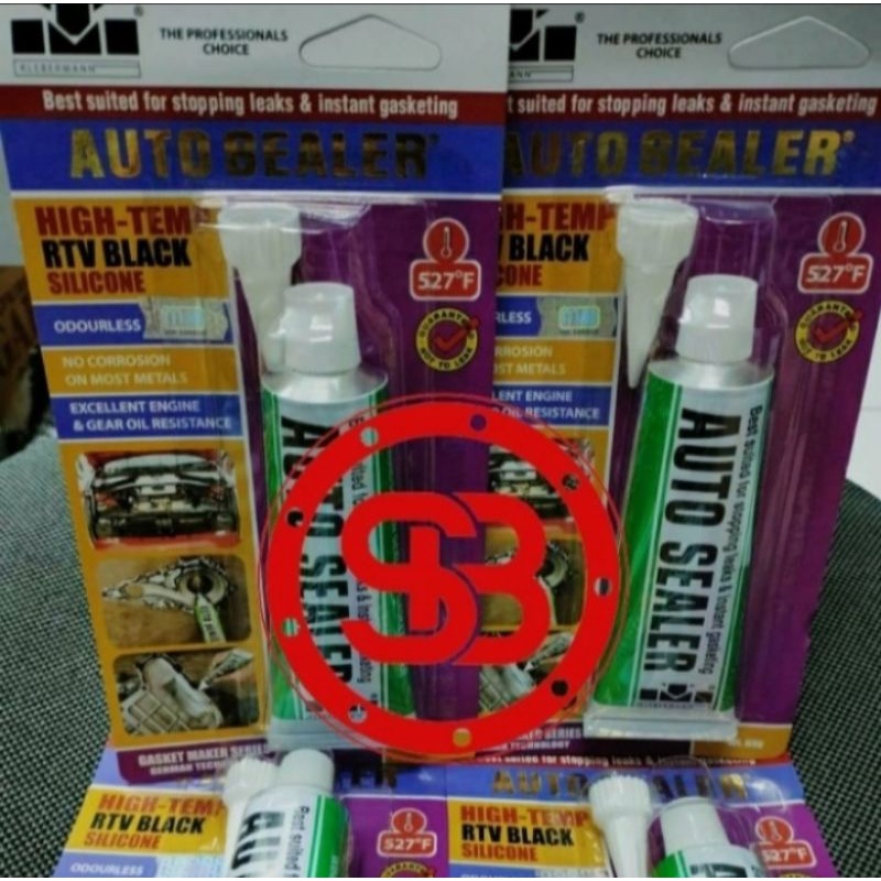 Lem AUTO SEALER KLEBERMAN / KLEBERMANN Hitam 80 gr / Lem Sealant Gasket