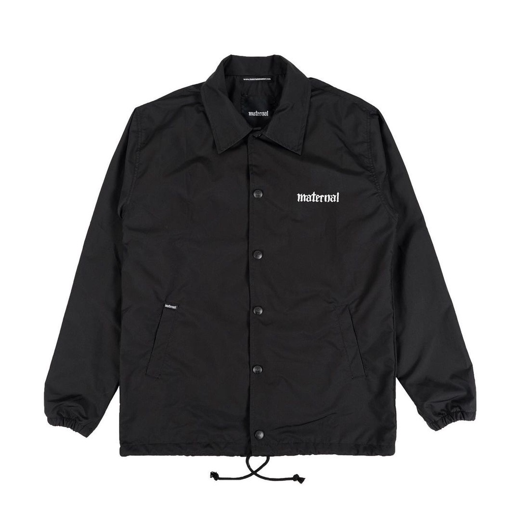 COACH JACKET MATERNAL DISASTER LOGO