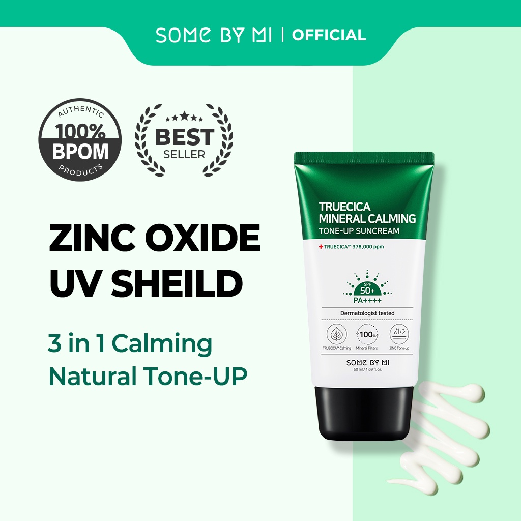 SOME BY MI Truecica Mineral Calming Tone up Suncream Sunblock Sunscreen-1