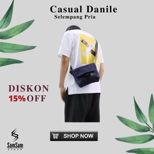 Tas Selempang  casual Danile / TAS BAHU / TAS PRIA / TAS WANITA Tas Selempang Pria