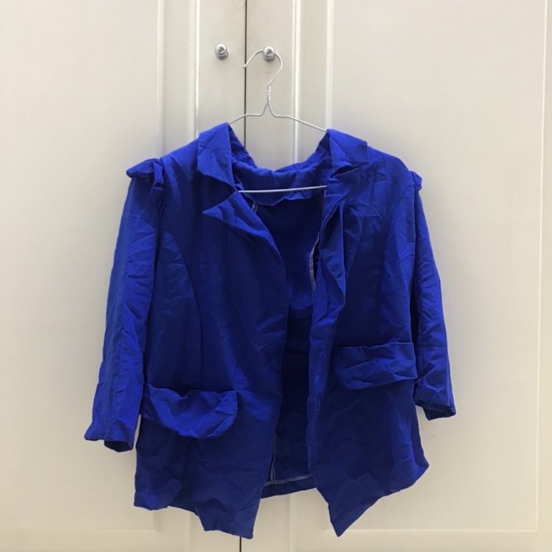 Preloved Navy Blue Blazer