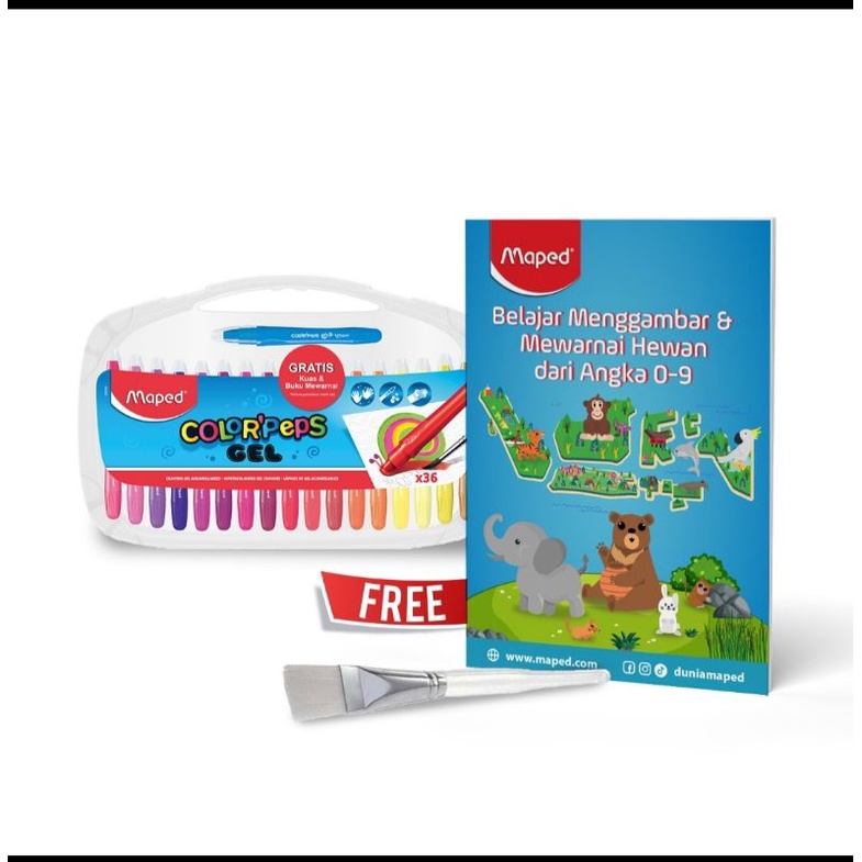 

Maped Gel Crayon 36 warna