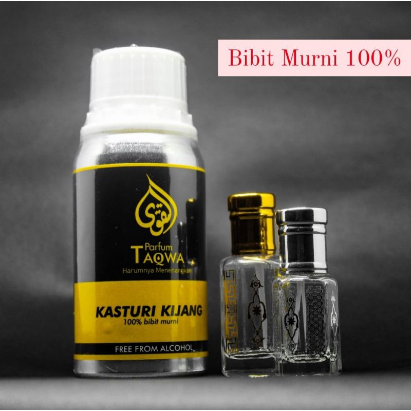 PROMO {Gratis Botol Oles 2pcs} Parfum Minyak Kasturi 100ml | Non Alkohol 100% Bibit Murni