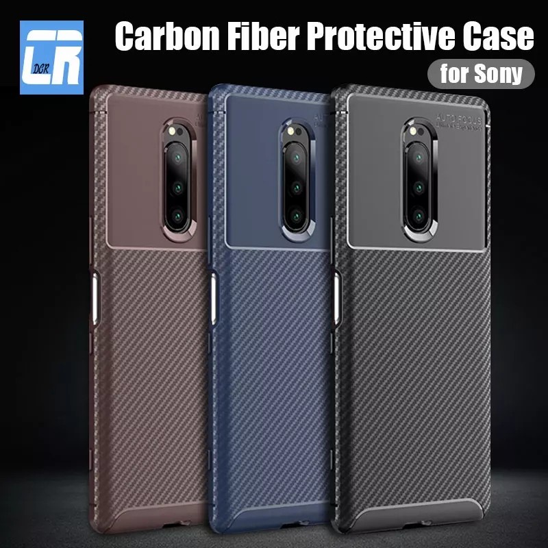 SONY Xperia 1 / 1 II / 1 III CASE CARBON AUTOFOCUS SLIM ARMOR PROTECTION - NEW AUTOFOCUS