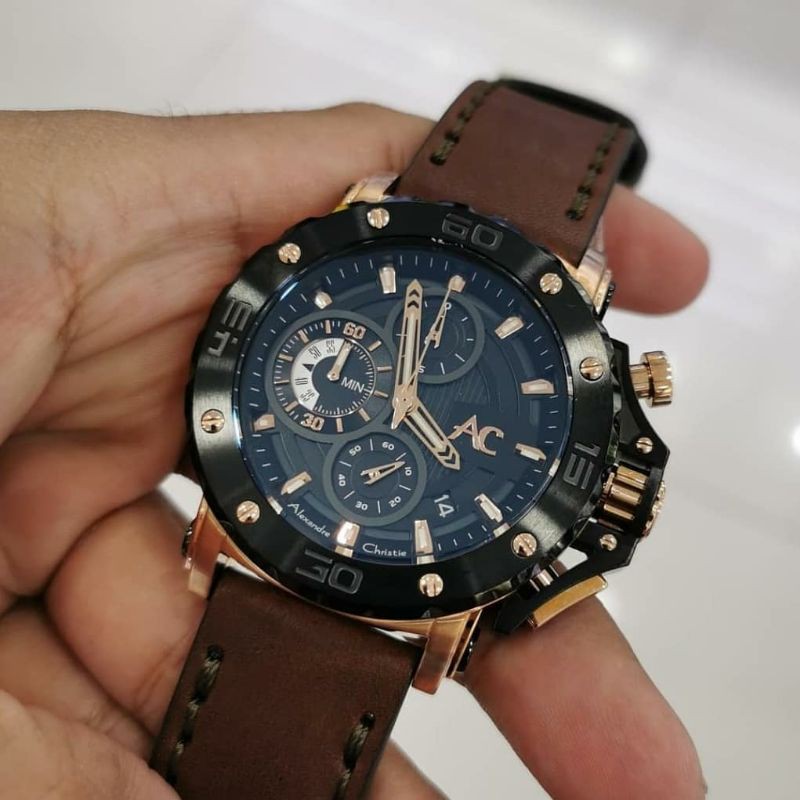 JAM PRIA ALEXANDRE CHRISTIE AC 9205 AC 9205 BROWN ROSEGOLD ORIGINAL