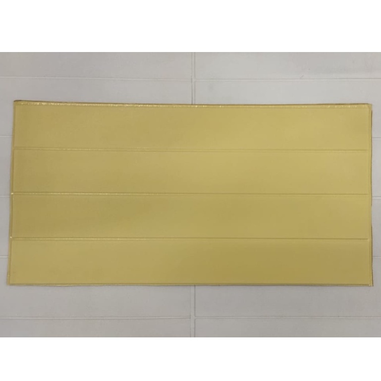 ⭐Gogoland⭐ Wallpaper Dinding Foam 3D Kecil Motif Batu Bata / Walpaper Stiker Dinding Dekorasi Kamar R535-KAYU CREAM