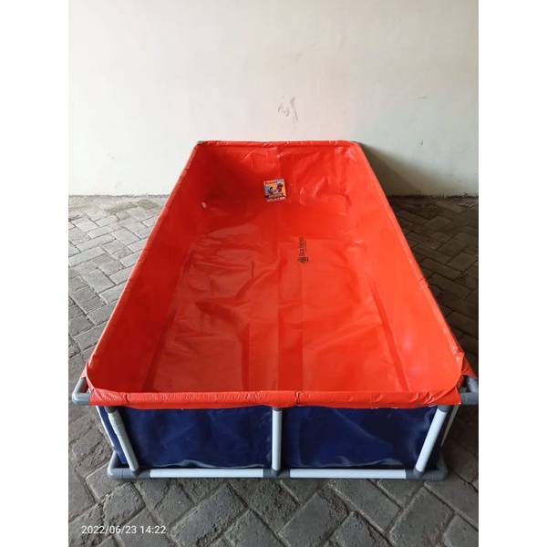 Terpal kolam ikan terpal kotak..300x200x100cm atau 200x300x100 a15