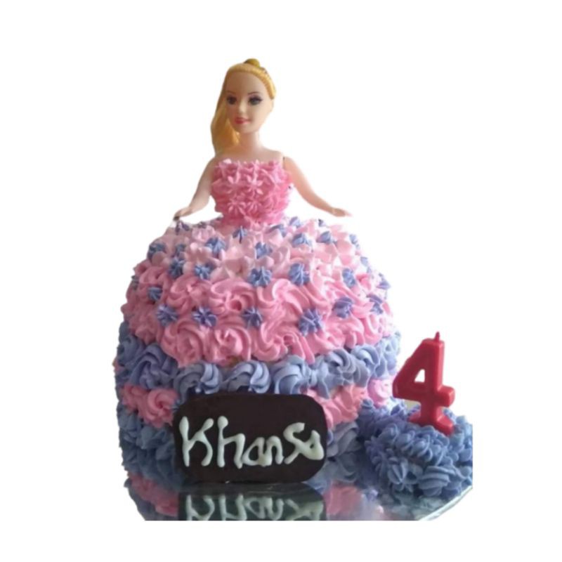 

kue ulang tahum/barbie cake/kue ultah bandung uk18