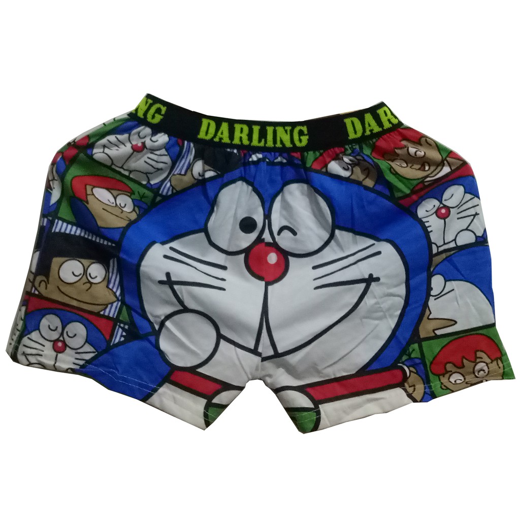 Boxer Kartun Lucu Doraemon Full Print Shopee Indonesia