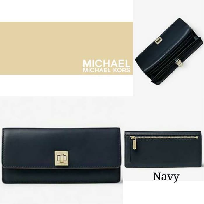 DOMPET WANITA MICHAEL KORS NATALIE LEATHER WALLET ORIGINAL