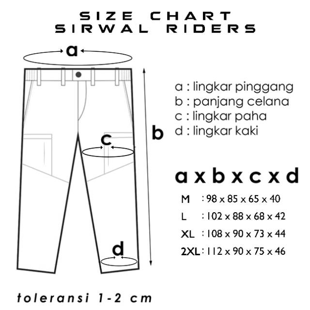 SIRWAL RIDERS / CELANA PANJANG / CELANA CARGO ROSAL / TACTIKAL / CARGO / MUSLIM / LAKI / PANJANG