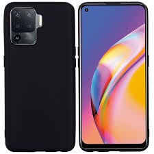 Oppo A94 / Reno 5F Casing Ultra Slim Hitam Polos