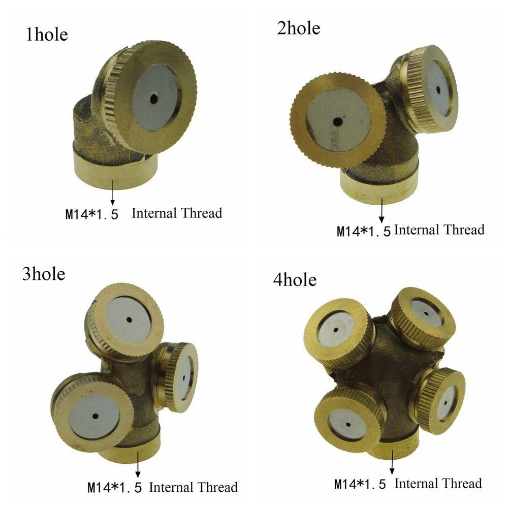 Solighter M14x1.5 Misting Nozzle Tahan Lama Penyiram Air Kepala Adjustable Fitting Nebulizer