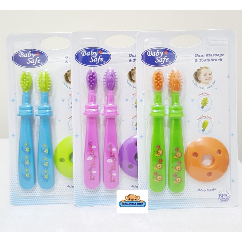 Baby Safe Gum Massage Toothbrush TB003 babysafe sikat gigi bayi anak tooth brush