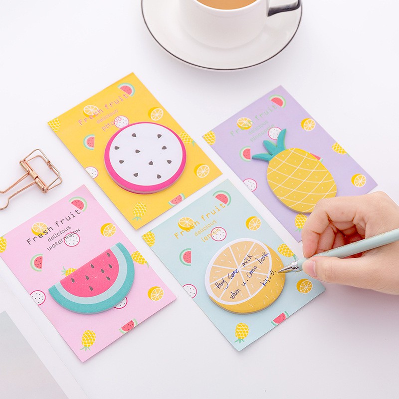 Sticky Note Fresh Fruit