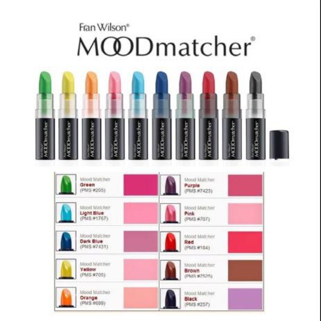 ❣️Izzyd❣️ Moodmatcher Original atau split lipstick awet Tahan Lama Maskproof Smudgeproof dengan Aloe Vera dan Vitamin E moodmatcher Lipstick