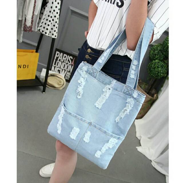 bags with jeans