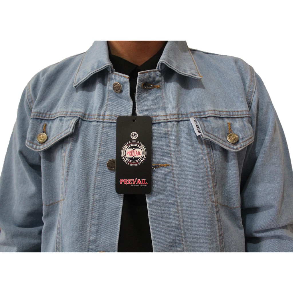 Jaket jeans pria jaket jeans prevail original product