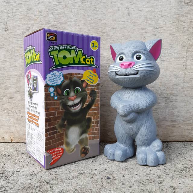 Mainan Talking Tom Cat Bhs Indonesia Mainan Robot Tomcat Anak Edukatif