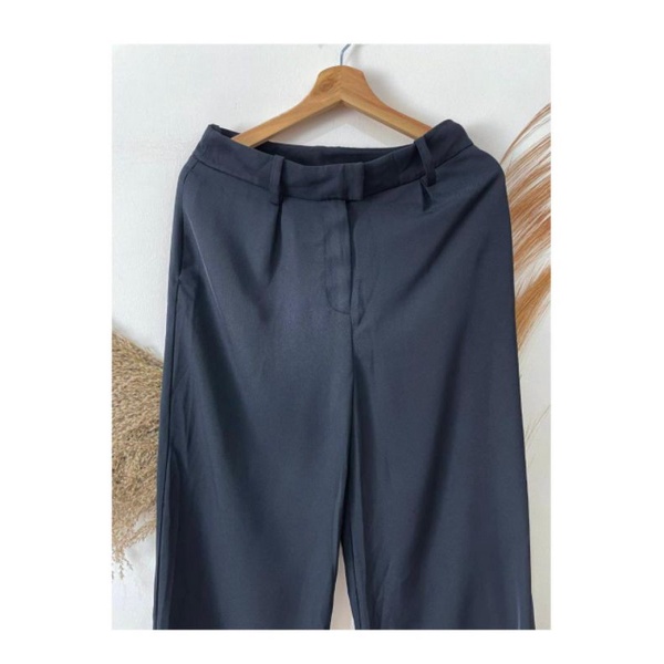 Prologue black wide leg palazzo trouser-4