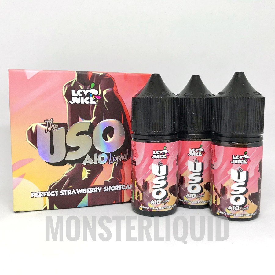 LCV JUICE THE USO AIO PERFECT STRAWBERRY SHORTCAKE 30ML LIQUID (1 PCS)