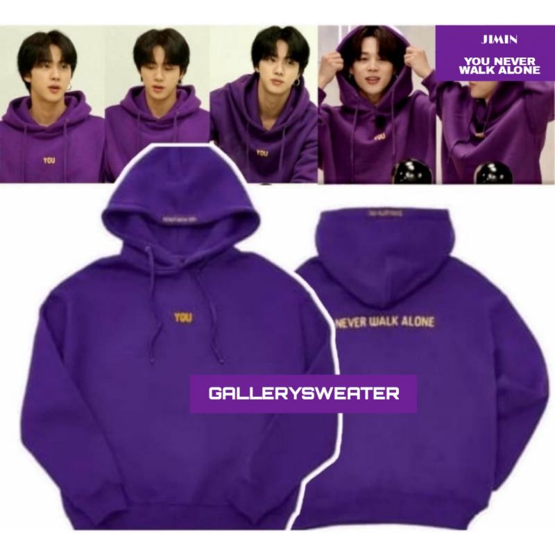 SWEATER HOODIE SEVEN WITH YOU NEVER WALK ALONE by JIMIN BTS