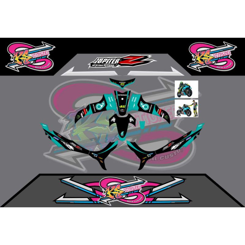 STICKER DECAL JUPITER Z BURHAN PETRONAS