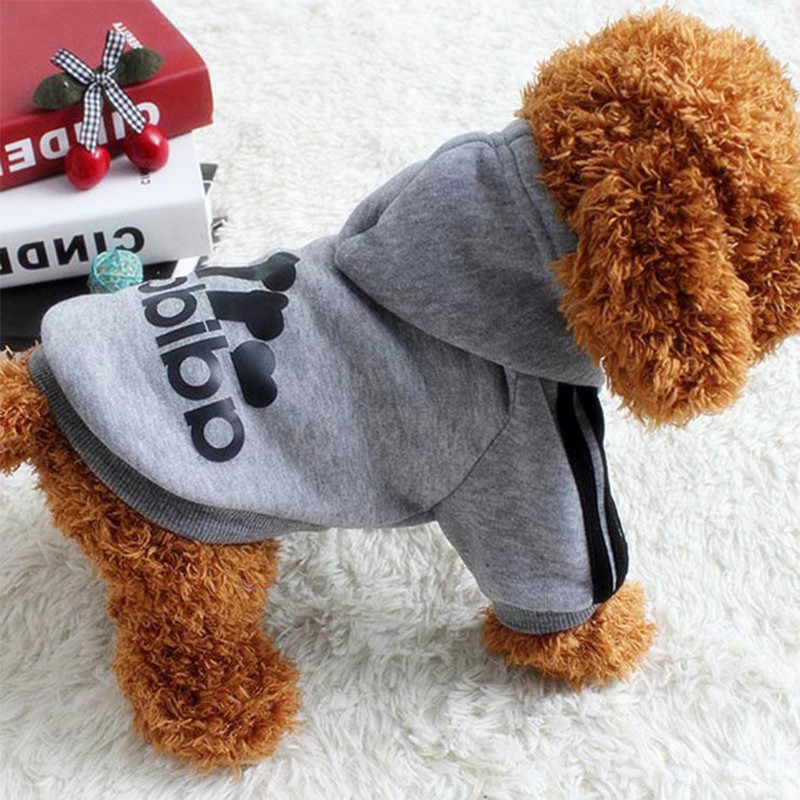 Pakaian Kucing/Anjing Hoodies Adidog