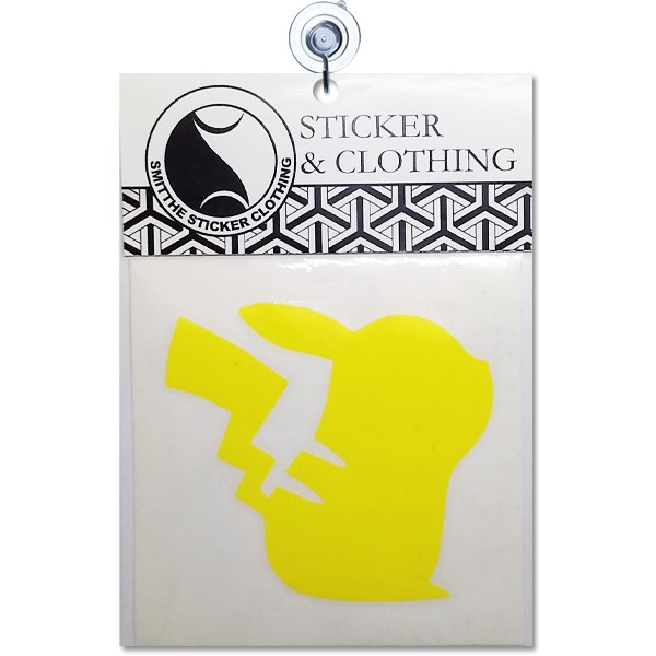 Stiker Pikachu Silhouette Cutting Sticker Pokemon Anime