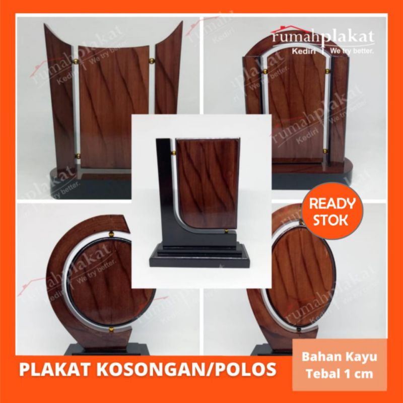 Plakat Kayu Polos | Kosongan | Vandel Kayu Polos Murah