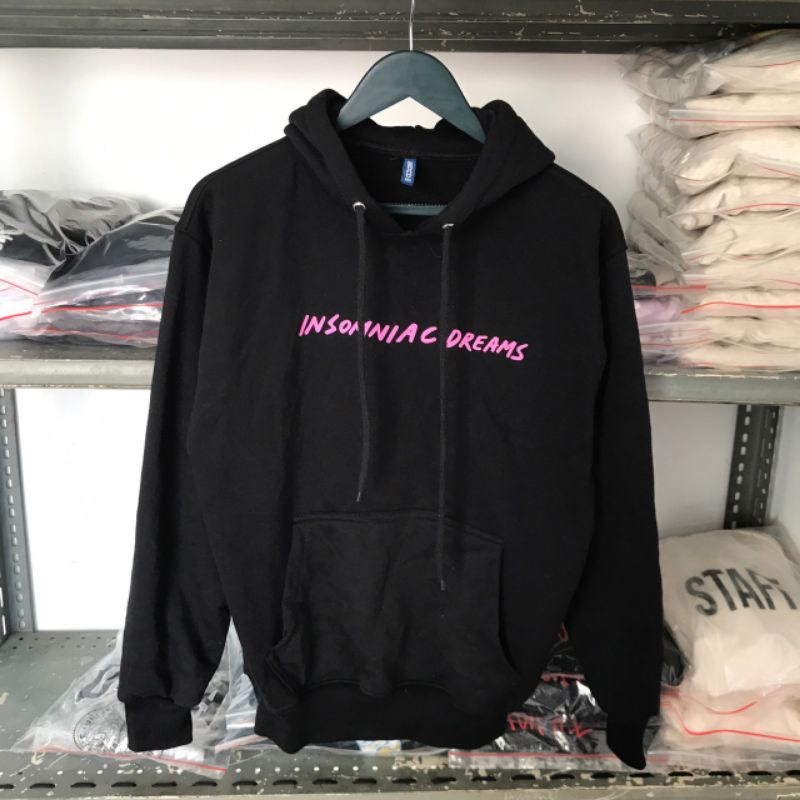 Hoodie H&M Insomniac Dreams Black Original