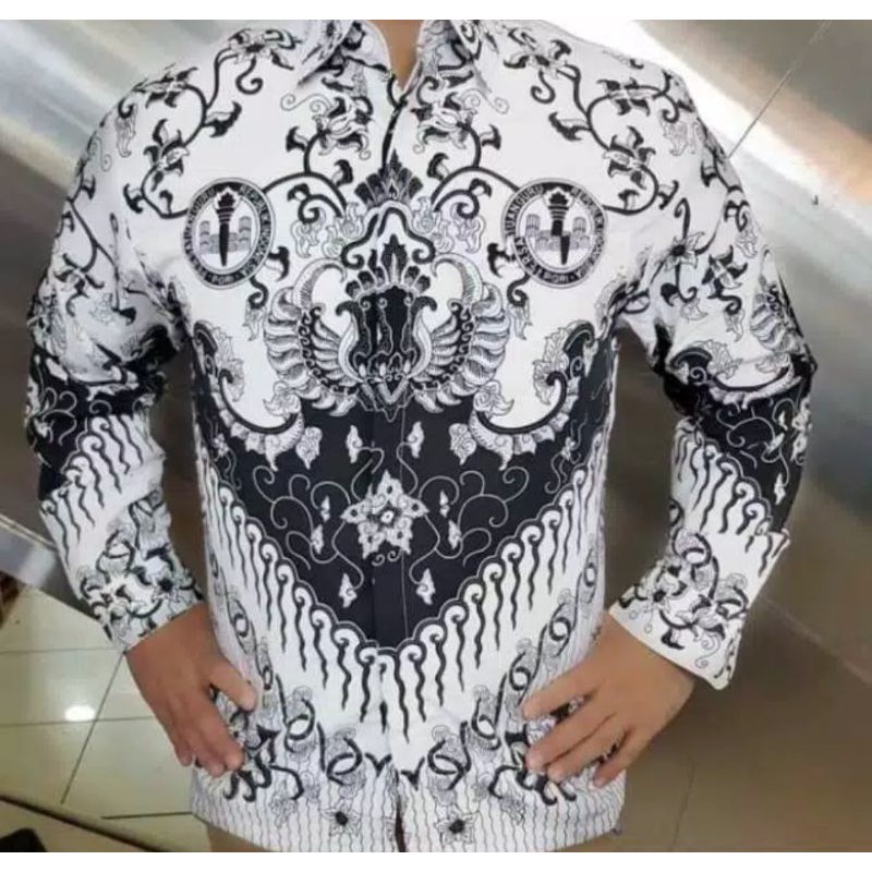 PGRI pria motif Kusuma Bangsa