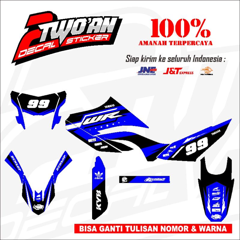 Decal Hologram Yamaha WR 155 grafis 001