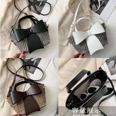 287 Fashion BOW MINI TOTE HAND BAG TAS WANITA IMPORT SELEMPANG WANITA TAS FASHION IMPORT KEKINIAN