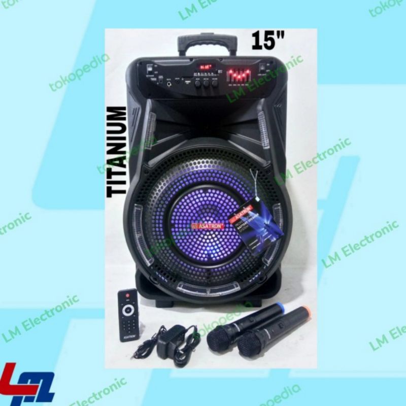 ASATRON Speaker Portable TITANIUM