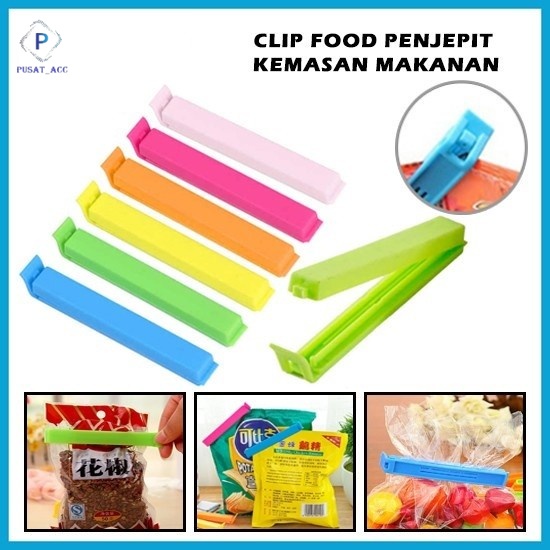 FC04 - Clip Food Bag Klip Penutup Penjepit Kantong Makanan